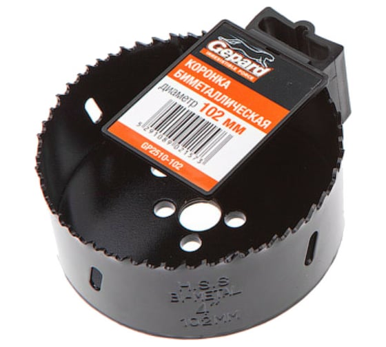 Коронка биметаллическая 102 мм GEPARD GP2510-102