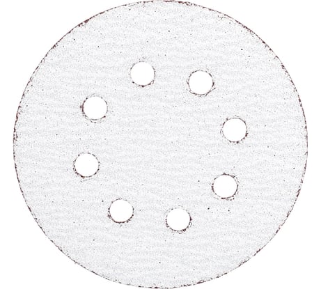 Шлифлист круглый самосцепляющийся 5 шт, 125 мм, Р40 GEPARD GP5002-40