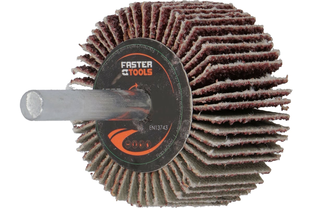 Круг лепестковый радиальный 40x20 мм, P60 FASTER TOOLS 4376 - выгодная ...