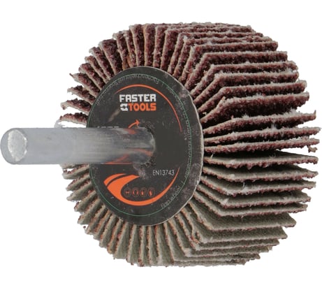 Круг лепестковый радиальный 40x20 мм, P60 FASTER TOOLS 4376