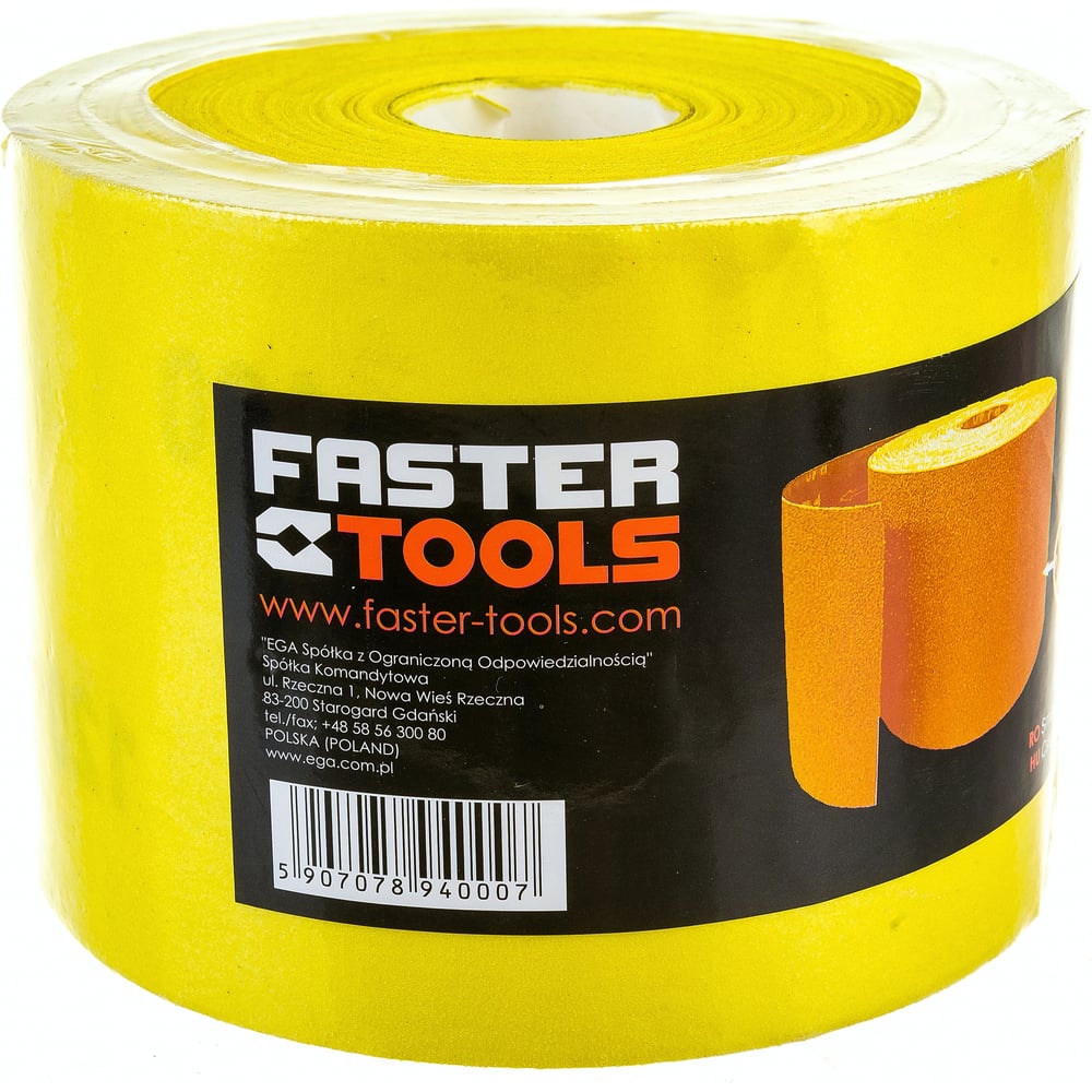 Бумага наждачная 50 м, 115 мм, Р120 FASTER TOOLS 4000 - выгодная цена ...
