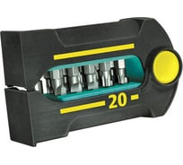 Набор бит стандартных Solid с BitButler 20 (21 предмет) Wolfcraft 1374000