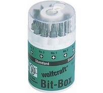 Набор бит стандартной серии Solid с упаковкой Bit-Box (10 предметов) Wolfcraft 1575000
