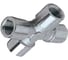 Крестовина 4х1/4" мама (10 шт) для пневмосистем Elitech 0704.005203 1