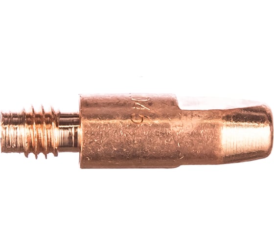 Наконечник токопроводящий ICU0004-12 (10 шт; E-Cu; М6х28; 1.2 мм) для горелок MIG/MAG Сварог 00000087423 1