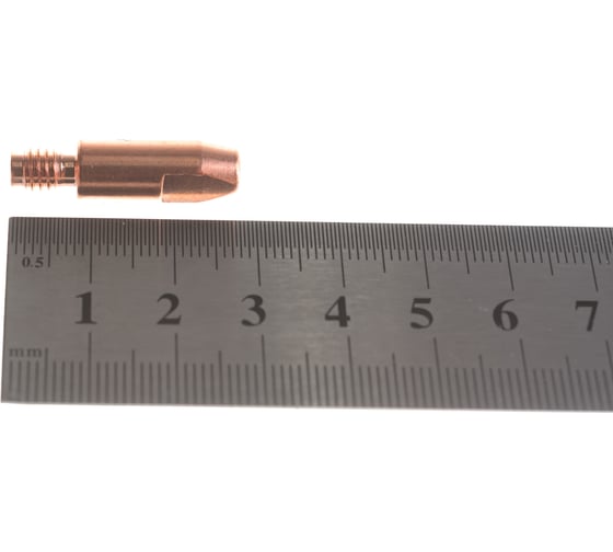 Наконечник токопроводящий (10 шт; E-Cu; М6х28; 0.6 мм) для горелок MIG/MAG Сварог 00000087420