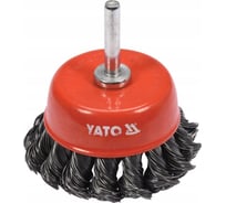 Щетка-крацовка витая чашка 65 мм YATO YT-47518