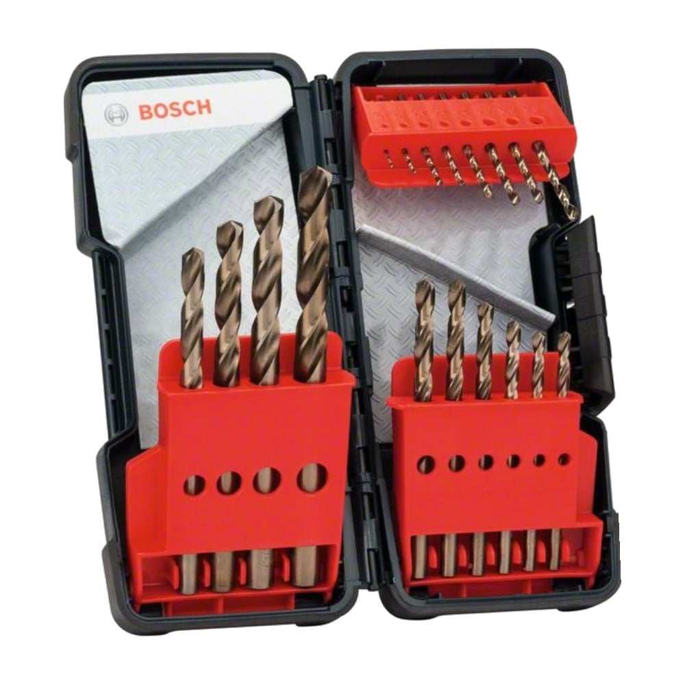 Набор сверл ToughBox HSS-Co 18 шт, 1-10 мм Bosch 2607017047 - выгодная ...