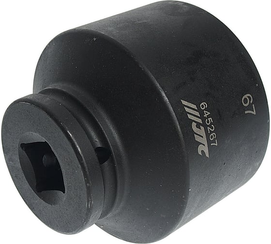 Головка торцевая ударная 6-гранная 67 мм, 3/4", длина 80 мм JTC JTC-645267 1