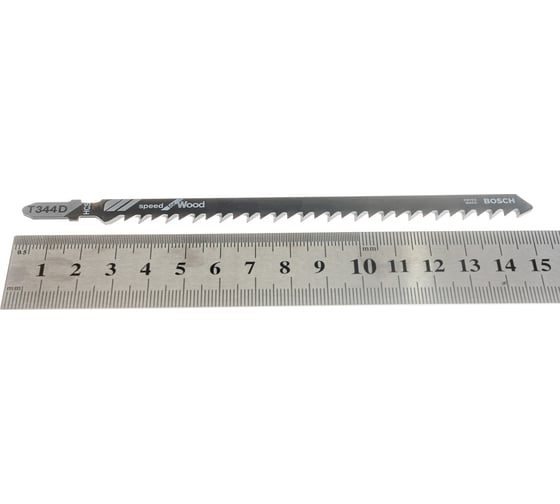 Пилки для лобзика по дереву T344D HCS (126 мм) 3 шт. BOSCH 2608637944