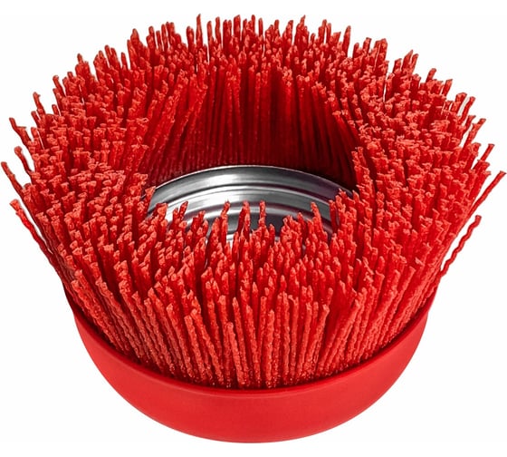 Щетка чашка нейлоновая для УШМ 125 мм, М14 vertextools 12400-125