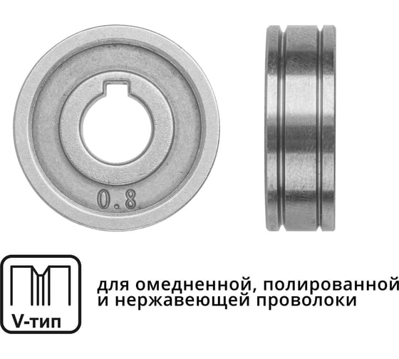 Ролик подающий для проволоки 0.6-0.8 мм SOLARIS WA-2471