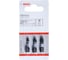 Биты Impact Control 3 шт, 25 мм, PZ1, PZ2, PZ3 Bosch 2608522471 2