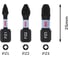 Биты Impact Control 3 шт, 25 мм, PZ1, PZ2, PZ3 Bosch 2608522471 3
