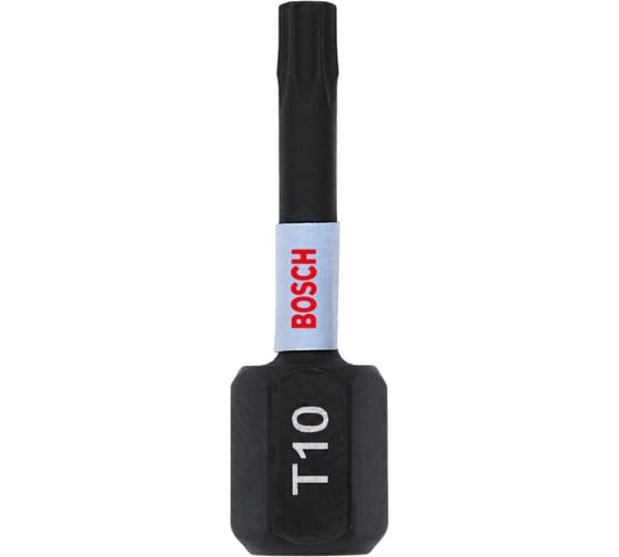 Биты Impact Control T10, 25 мм, 2 шт Bosch 2608522472 1