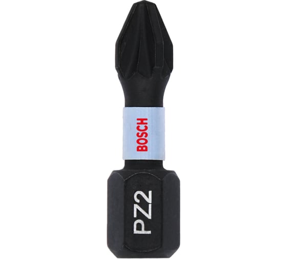Биты Impact Control PZ2, 25 мм, 2 шт Bosch 2608522401