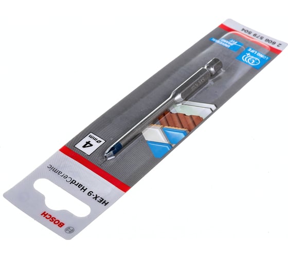 Сверло для плитки HEX-9 HardCer 4x90 мм Bosch 2608579504