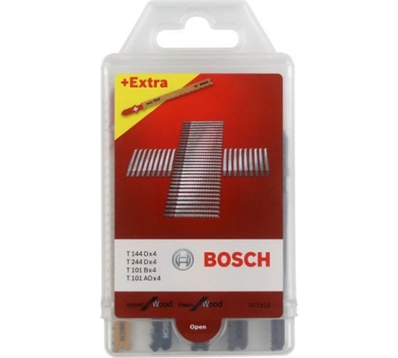 Набор пилок для лобзика по дереву 16 шт. Bosch 2.607.010.556 1