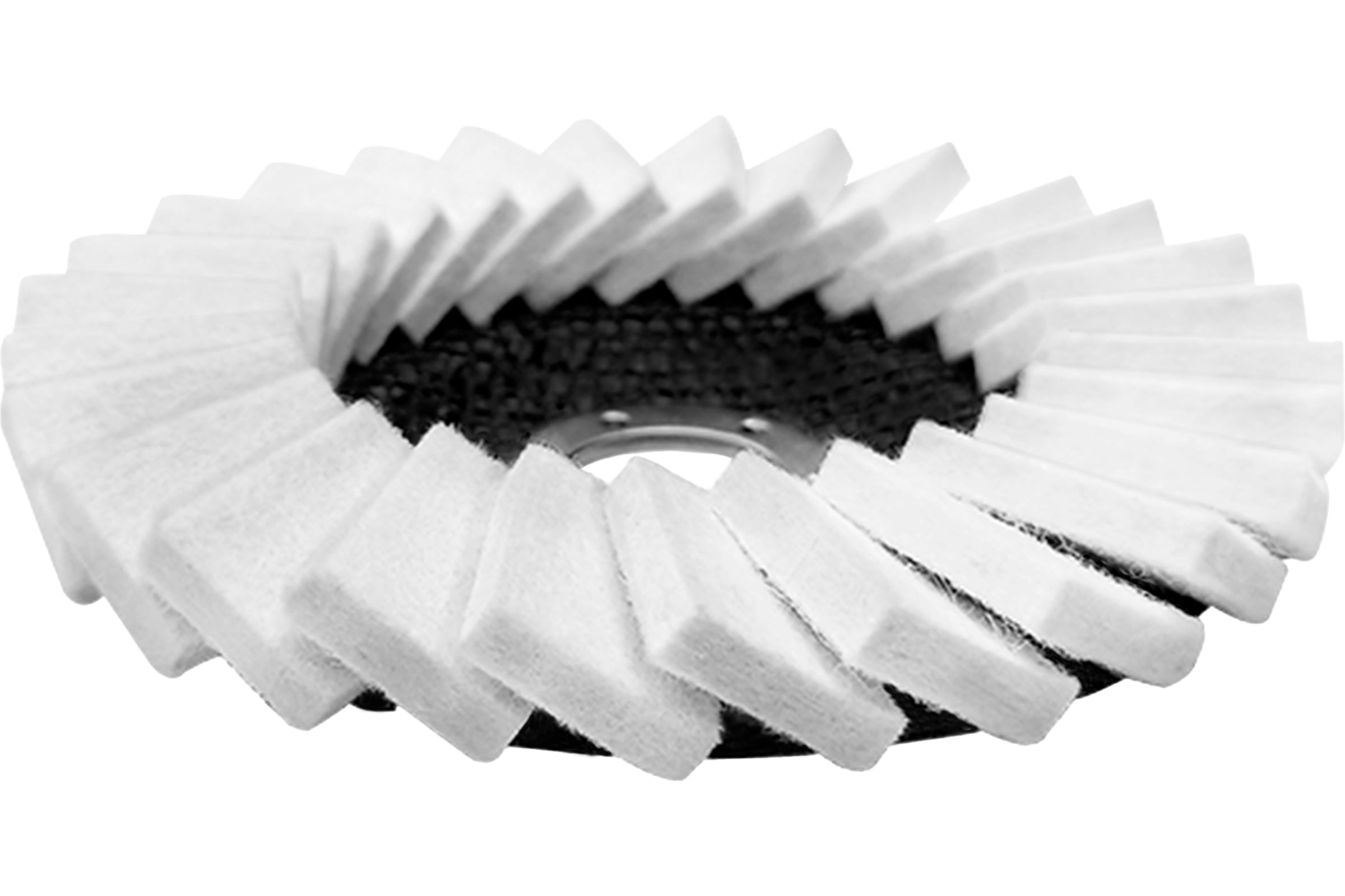 Круг полировальный лепестковый из натурального войлока 125x22.2 мм