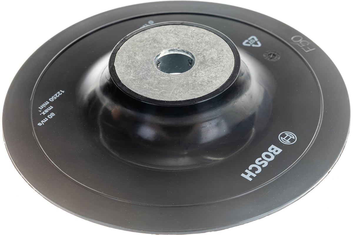 Тарелка опорная резиновая для УШМ (М14; 125 мм) BOSCH 1608601033 ...