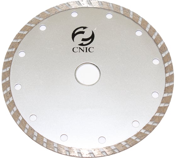 Диск отрезной алмазный 230x2.6x7х22.23 мм для сухой резки Турбо CT2301 CNIC 24625