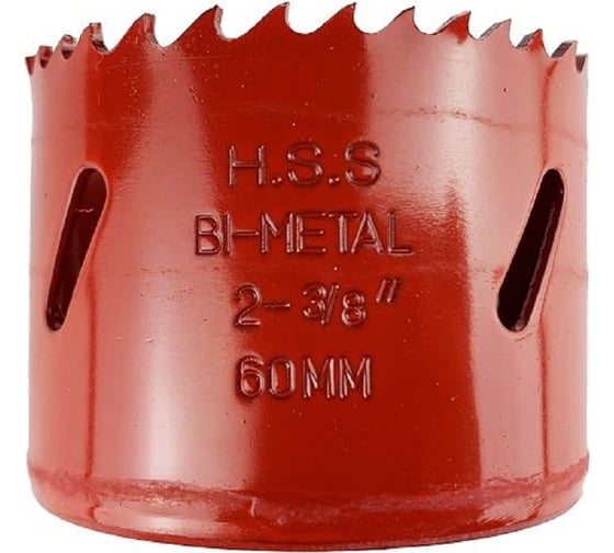 Коронка bi-metall по металлу 60 мм Спец СПЕЦ-0610022