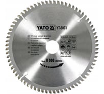 Диск отрезной по алюминию 210x30x3x2.2 мм, 72Т YATO YT-6093