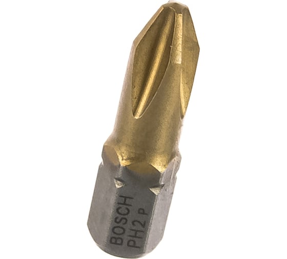 Бита Ph2 3 шт. (хвостовик шестигранный 1/4"; 25 мм; MaxGrip) BOSCH 2.607.001.546
