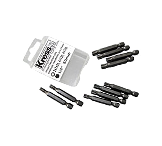 Набор ударопрочных бит Torx 1/4'' (50 мм; 4хТ40; 4хТ30; 2хТ25) Kress 98044002