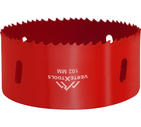 Коронка биметаллическая по металлу 102 мм vertextools 2525-102 1