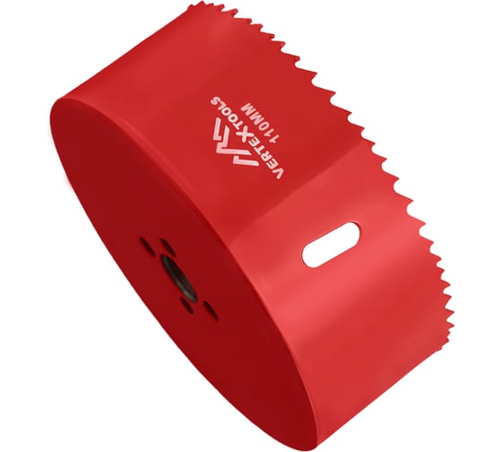 Коронка биметаллическая по металлу 110 мм vertextools 2525-110