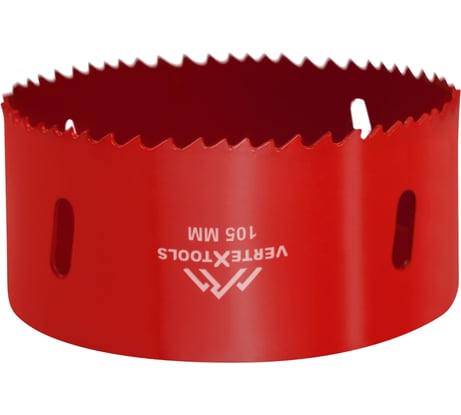 Коронка биметаллическая по металлу 105 мм vertextools 2525-105