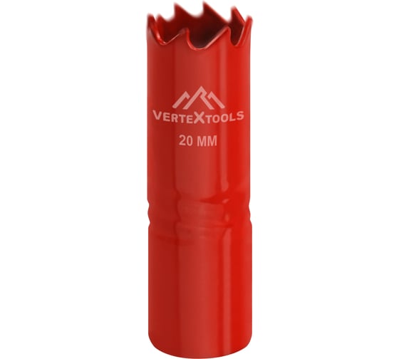 Коронка биметаллическая по металлу 20 мм vertextools 2525-20