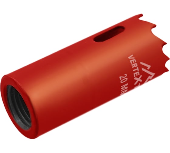 Коронка биметаллическая по металлу 20 мм vertextools 2525-20