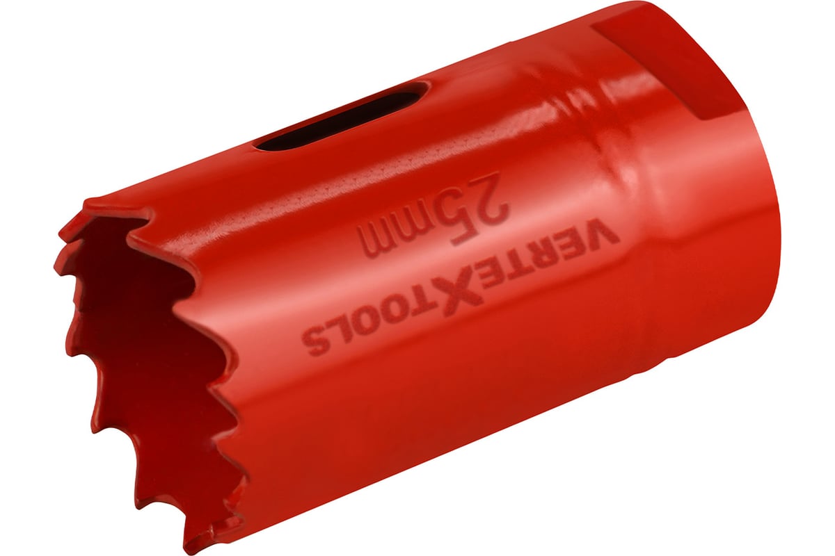 Коронка биметаллическая по металлу 25 мм vertextools 2525-25 - выгодная ...