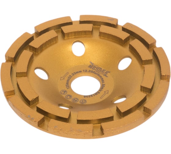 Чашка двурядная VZ 125х22.2 мм MESSER 03-04-125
