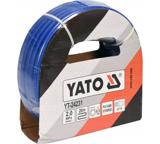 Шланг гибридный 1/4", 20 м YATO YT-24231