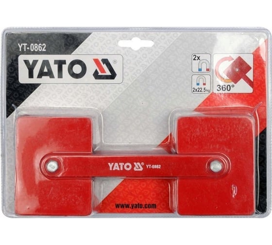 Струбцина магнитная регулируемая для сварки YATO YT-0862