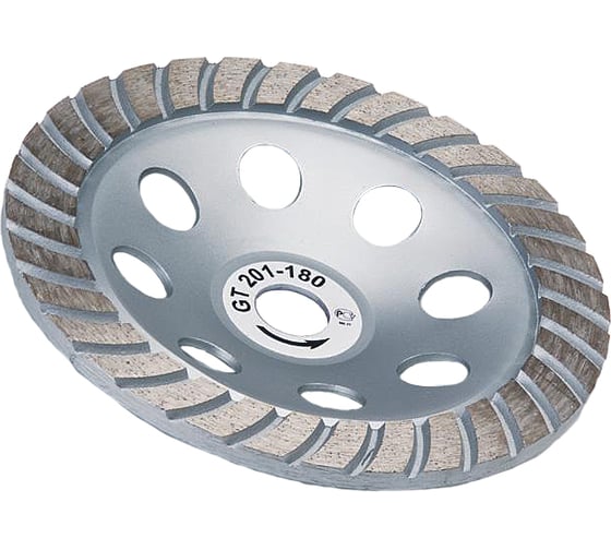 Чашка алмазная 180х22,2 мм TURBO PRORAB GT201-180 1