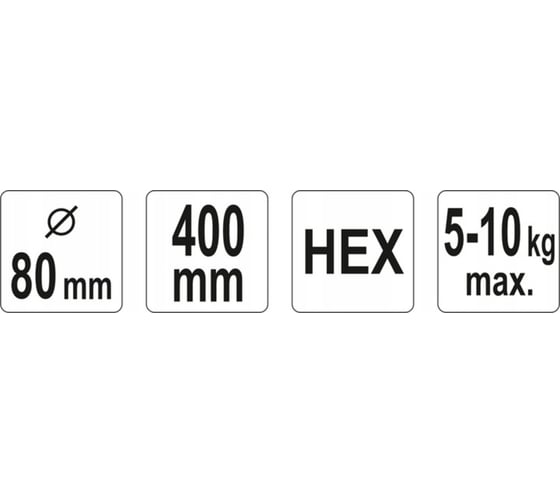 Миксер для строительных растворов 80x400 мм YATO YT-5494
