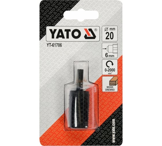 Бор-фреза по дереву 20 мм YATO YT-61706