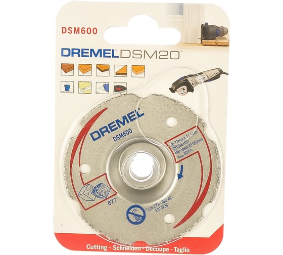 Диск для резки заподлицо к пиле DSM20 Dremel 2615S600JA