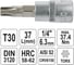 Головка торц. с вставкой YATO TORX 1/4" T30 YT-04306 3