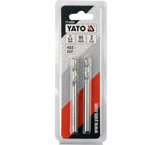 Сверло центрирующее 2 шт, HSS YATO YT-43994