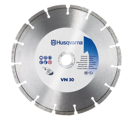 Диск алмазный VN30 (230х22.2 мм) для угловых шлифмашин Husqvarna Construction 5430673-20