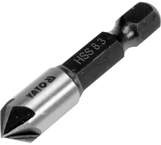 Зенкер конический 8.3 мм, HEX YATO YT-44722