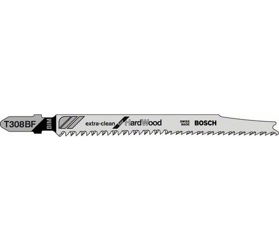 Пилки T308BF для лобзиков 100 шт. BIM BOSCH 2.608.636.571