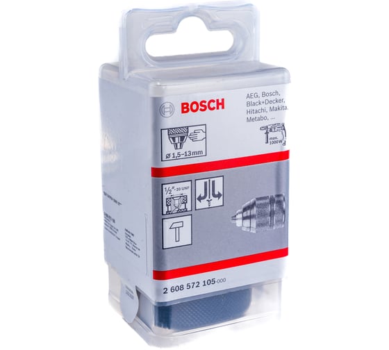 Патрон быстрозажимной для дрелей (1,5-13 мм; 1/2" - 20) BOSCH 2.608.572.105
