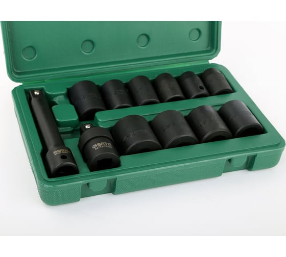 Головки ударные дюймовые 1/2", 12 предметов Sata 09008