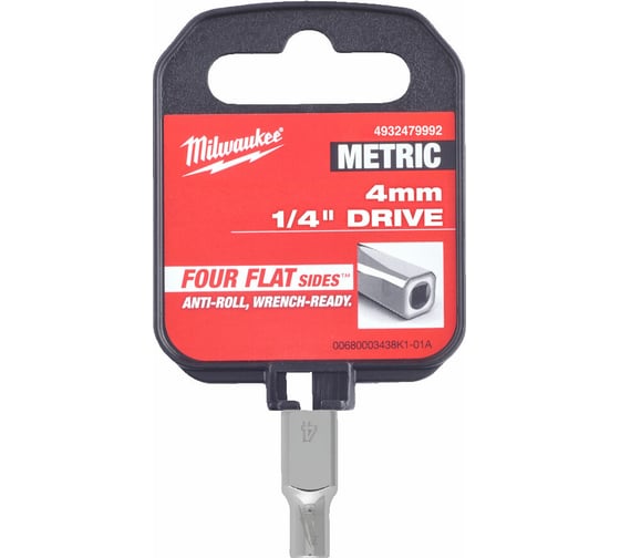 Головка 6-гранная 4 мм, 1/4" Milwaukee 4932479992 1